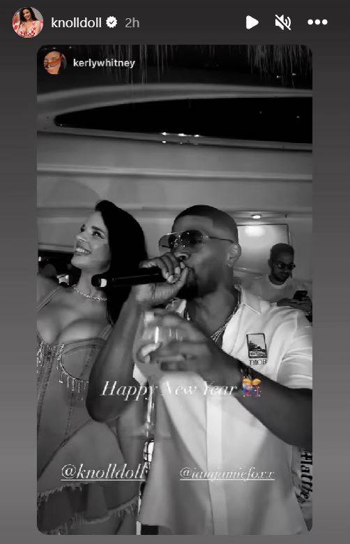 Ivana Knoll i Jamie Foxx u provodu