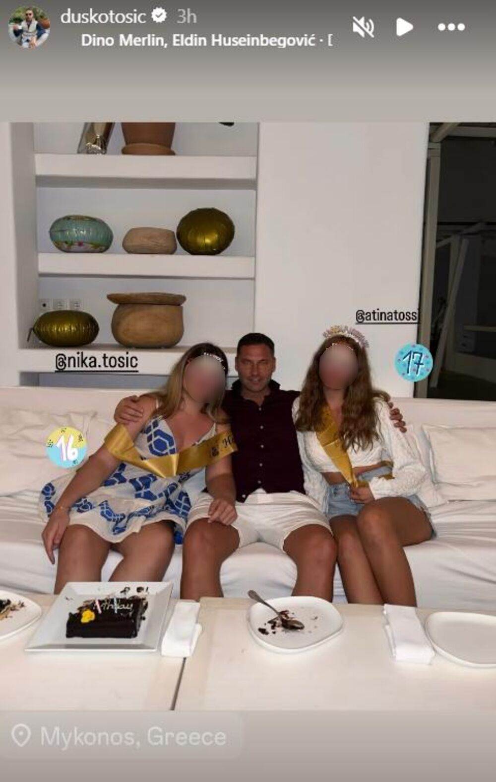 Nika Tošić i Duško Tošić i Atina Tošić