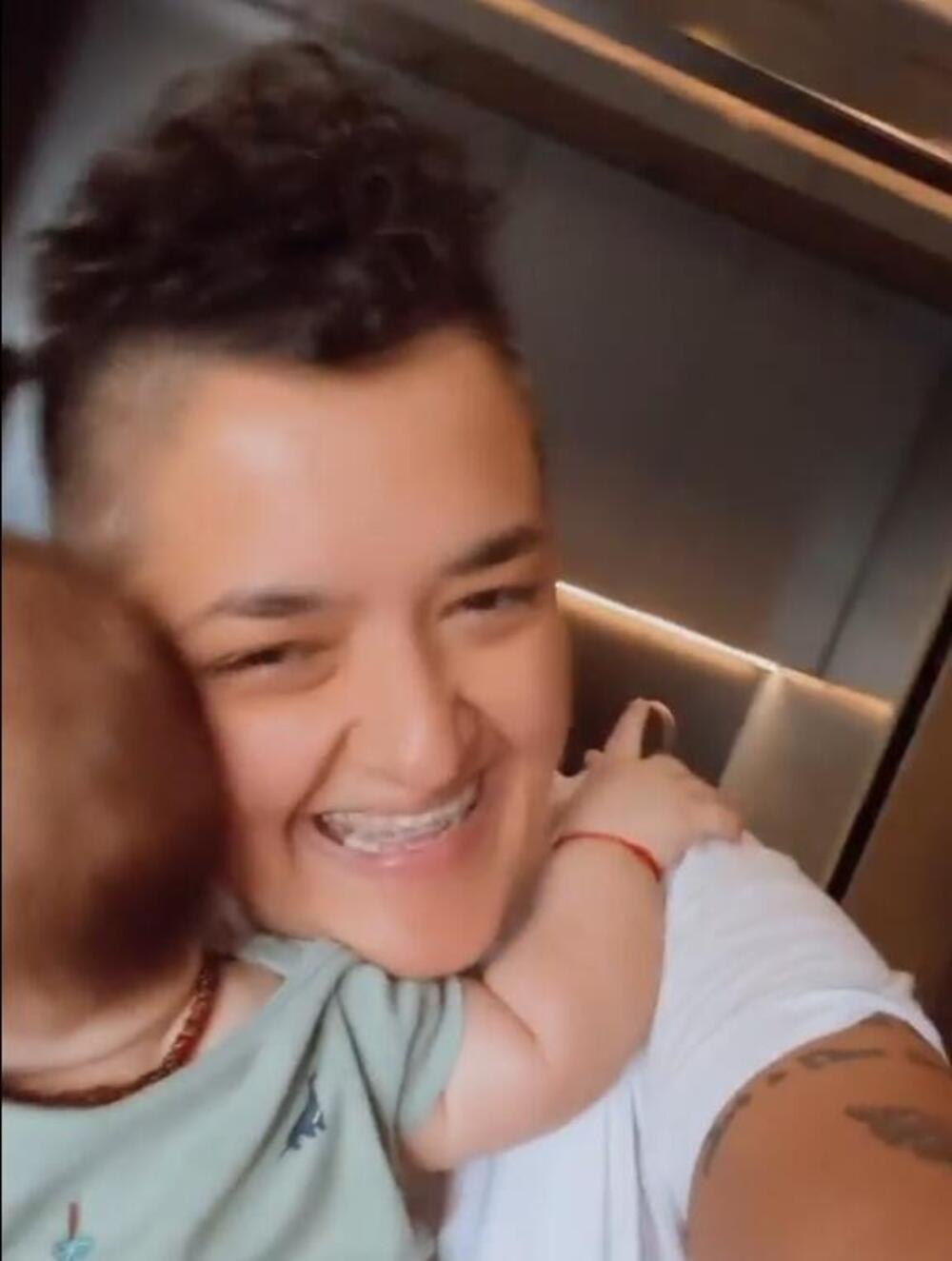 Marija Šerifović sa sinom