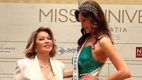 Neda Ukraden s Miss Universe Hrvatske 2025.