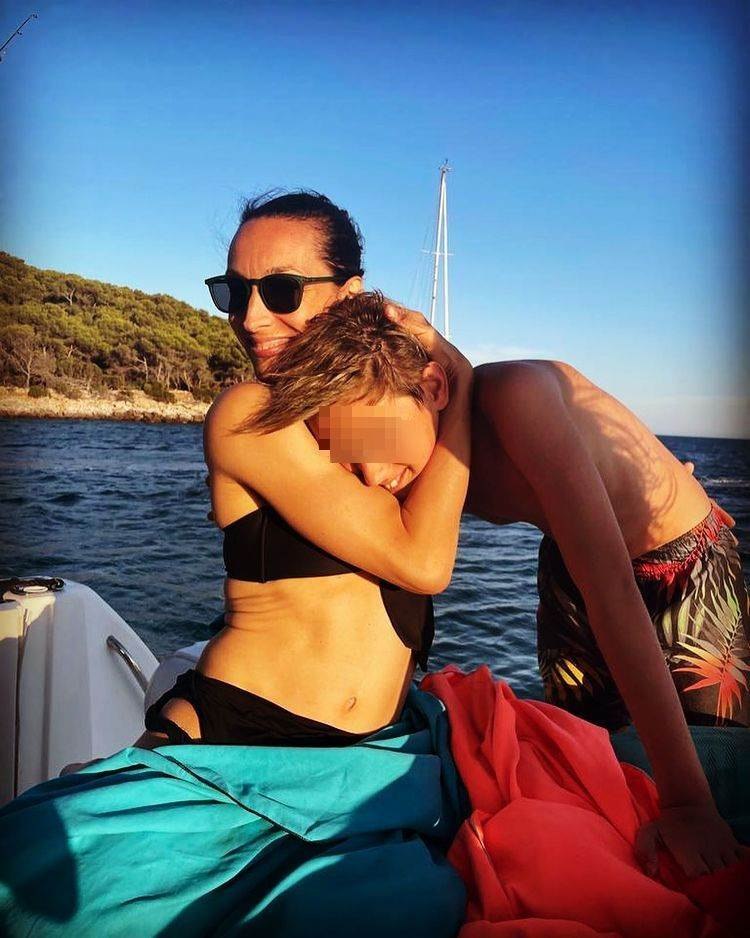 Larisa Lipovac sa sinom