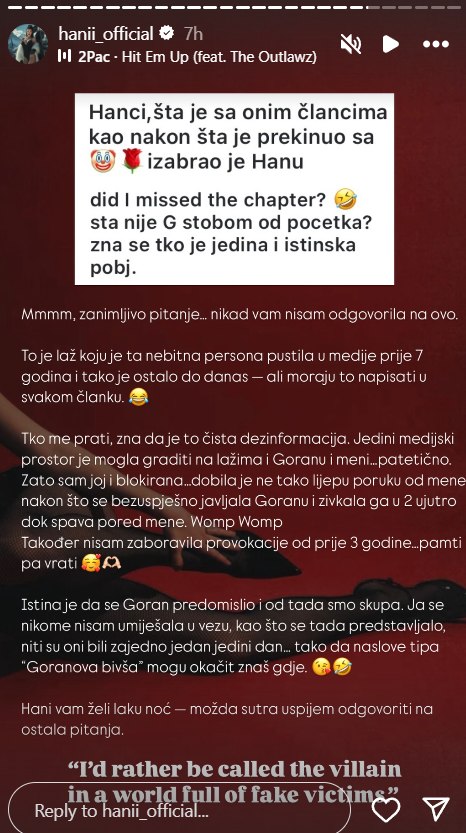 Hana Rodić story