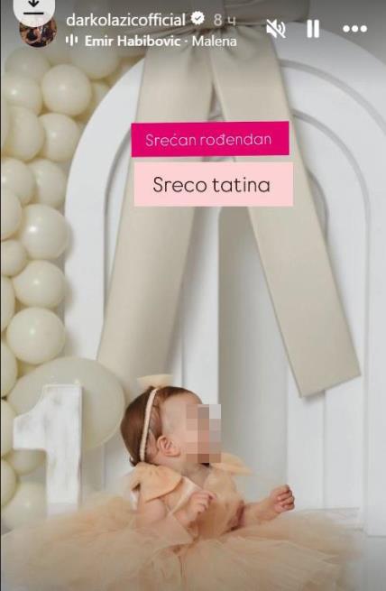 Kći Darka Lazića slavi rođendan