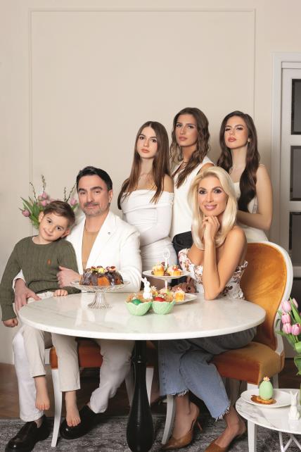 Joško Čagalj Jole s obitelji