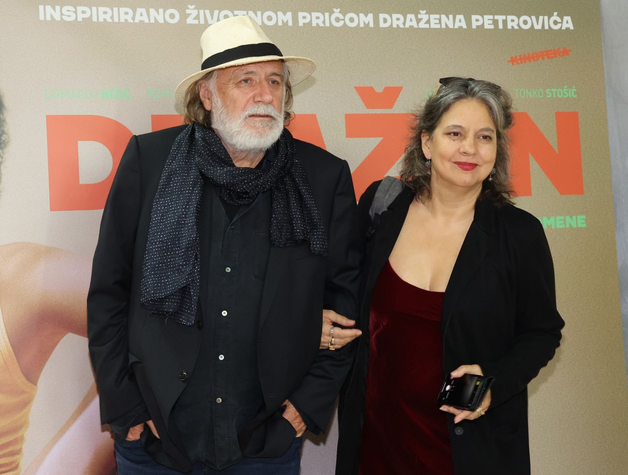 Rade Šerbedžija sa suprugom