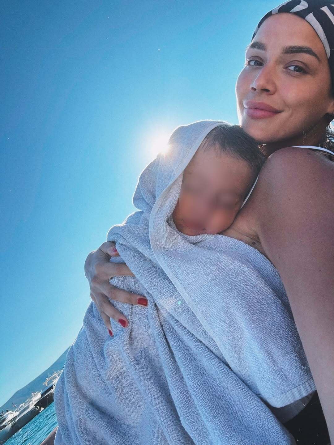 Marija Mikić sa sinom