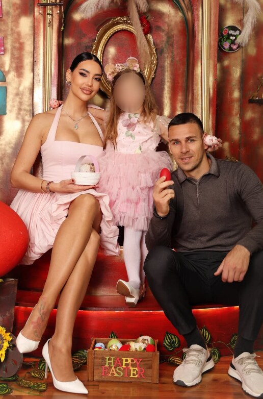 Katarina Grujić i Marko Gobeljić s kćerkicom Katjom