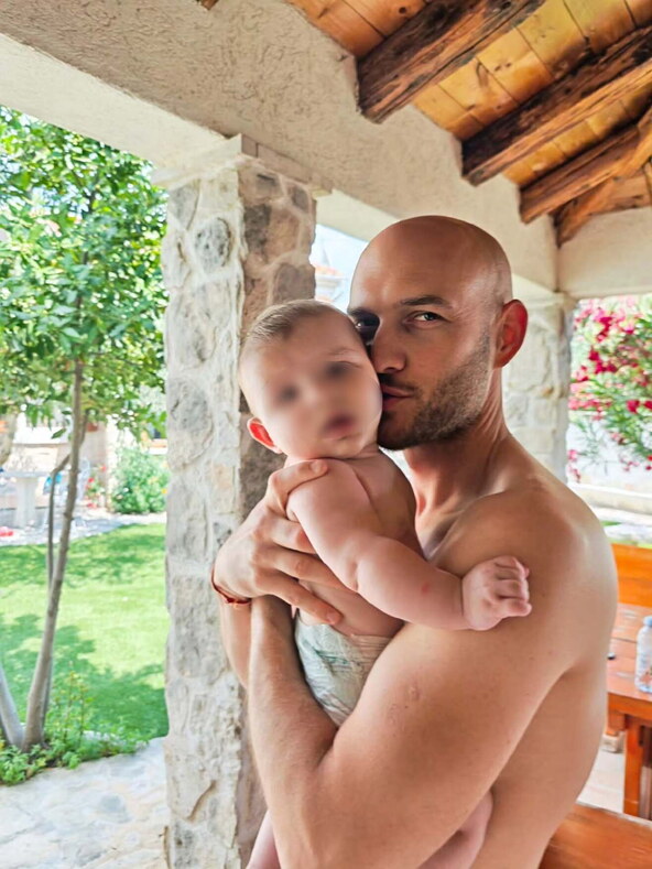 Marko Škugor s kćeri