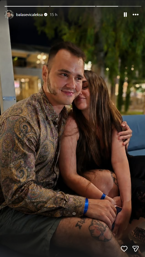 Aleksa Balašević i supruga Nikolina