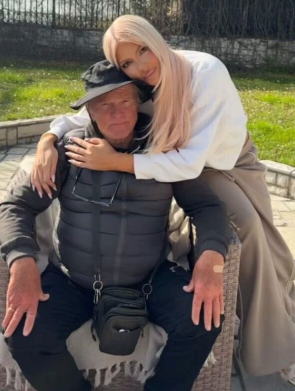 Jelena Karleuša i otac Dragan