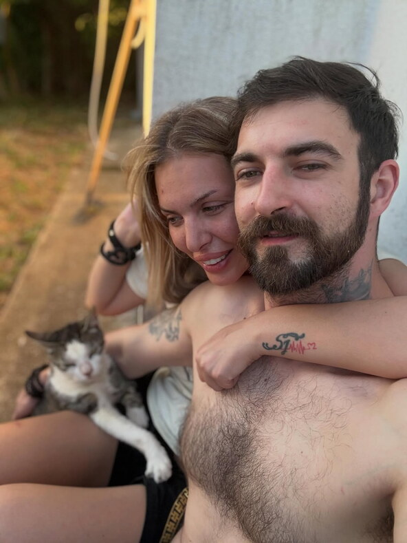 Ava Karabatić i Ivan Lazar