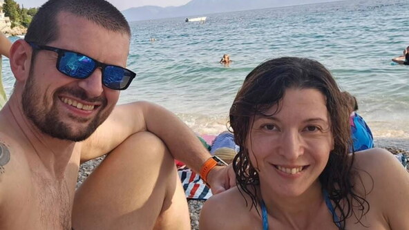 Mislav Šepić i supruga Almasa