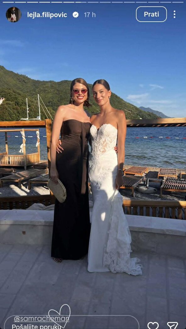 Lejla Filipović i nećakinja Samra