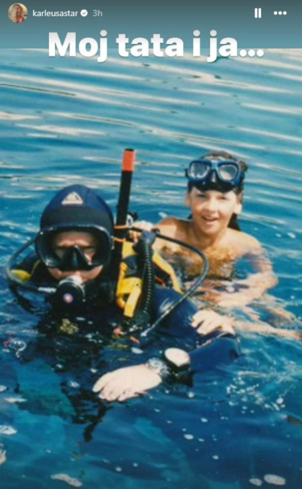 Jelena Karleuša s ocem