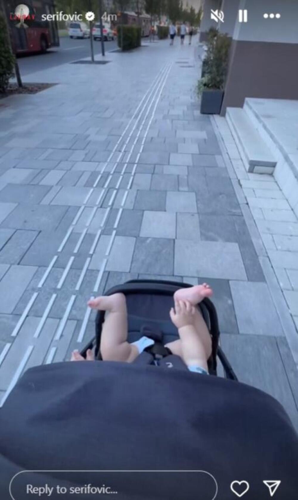 Marija Šerifović sa sinom