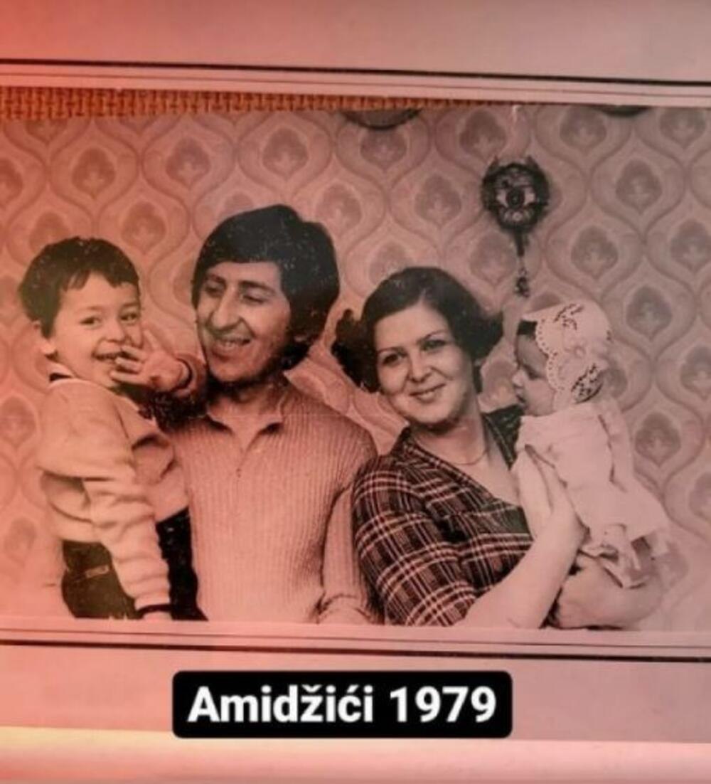Ognjen Amidžić s obitelji