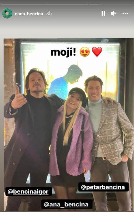 Igor Benčina, Ana Benčina i Petar Benčina