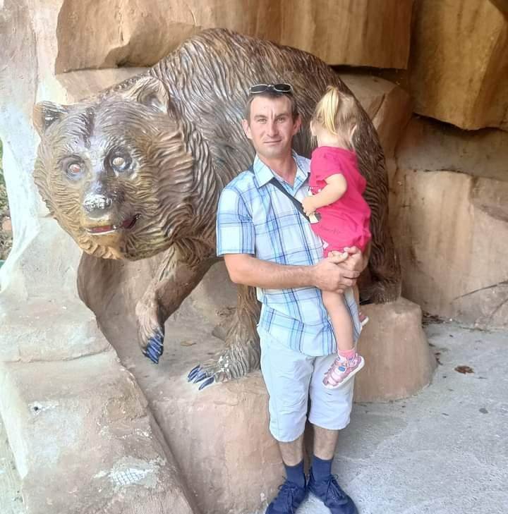 Neven Landek s kćerkicom Mijom