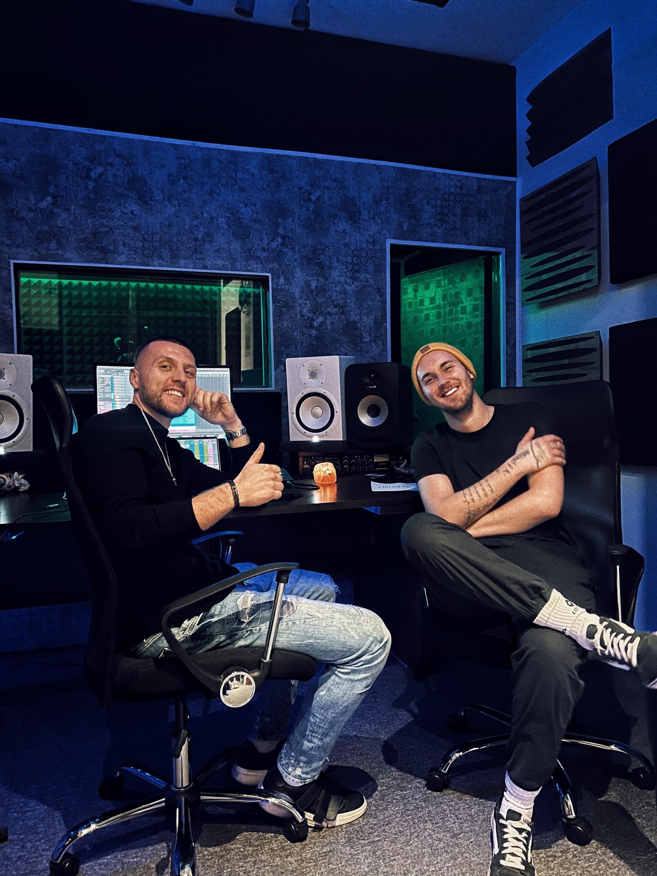 Karlo Bartolec Coolins snima pjesmu kod glazbenog producenta Senija