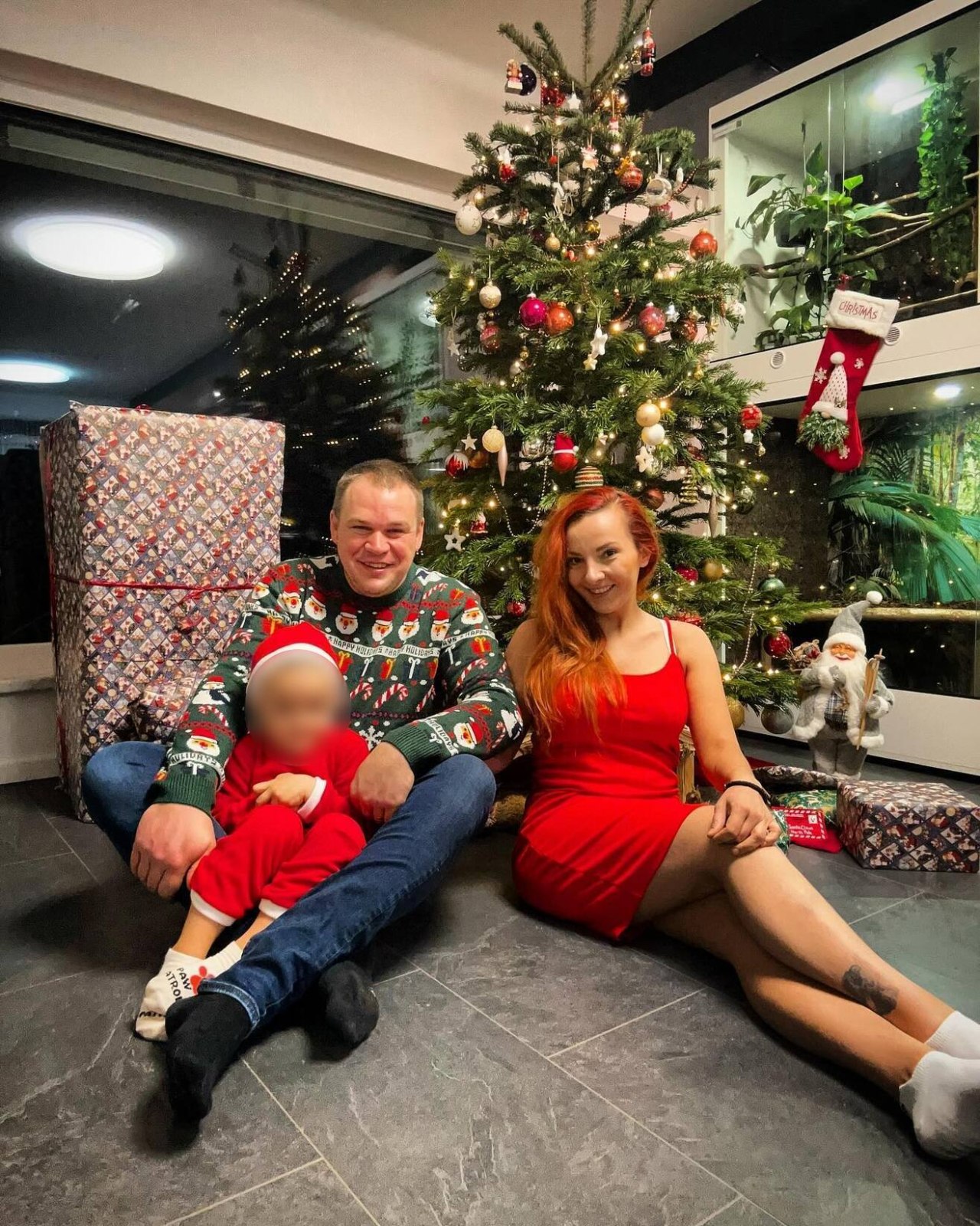 Mirjana Praizović s obitelji