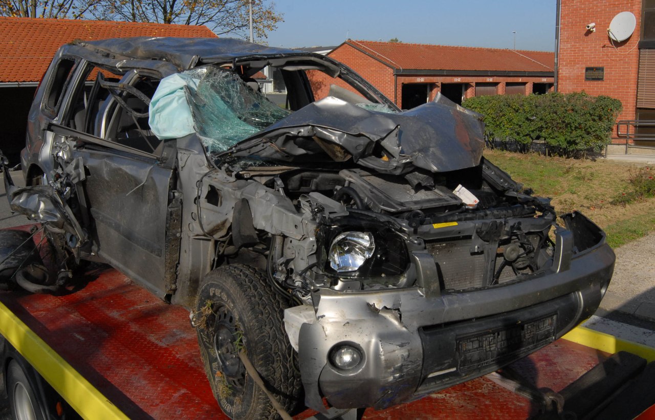 Automobil u kojem je poginula Dolores Lambaša