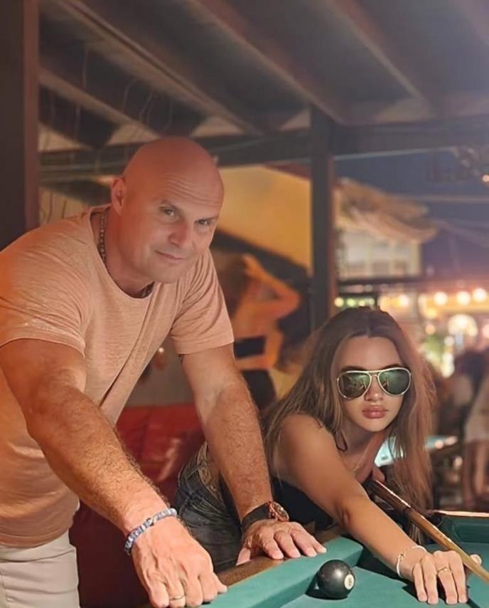 Aleksandar Milić Mili s kćeri