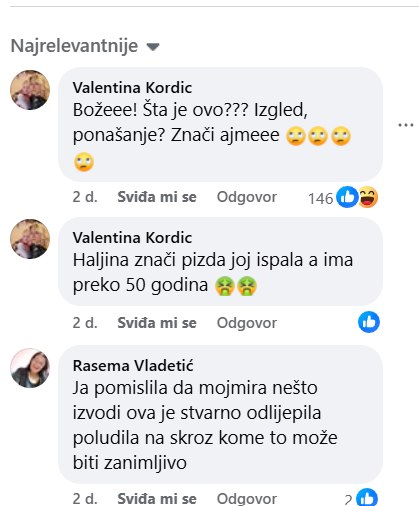Valentina Kordić kritizira Jeannette