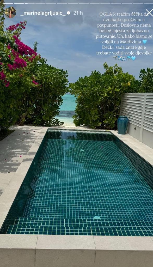 Marinela na Maldivima