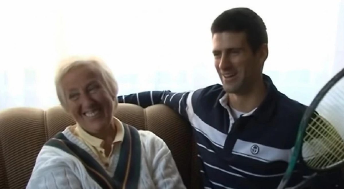 Jelena Genčić i Novak Đoković