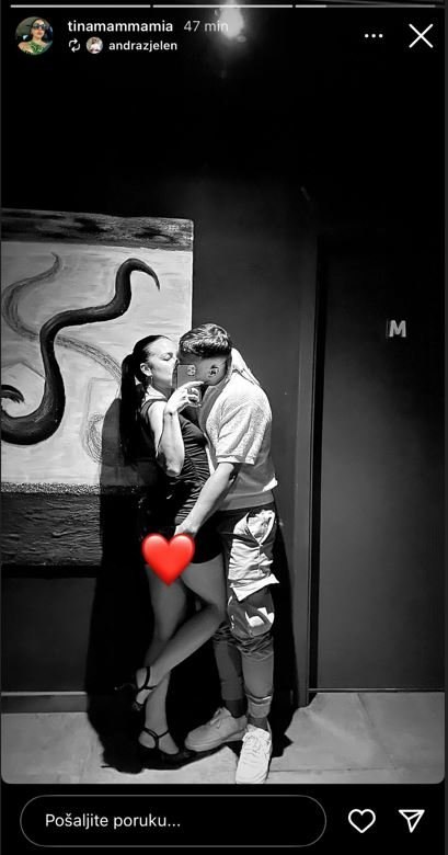 Tina Blašković s dečkom