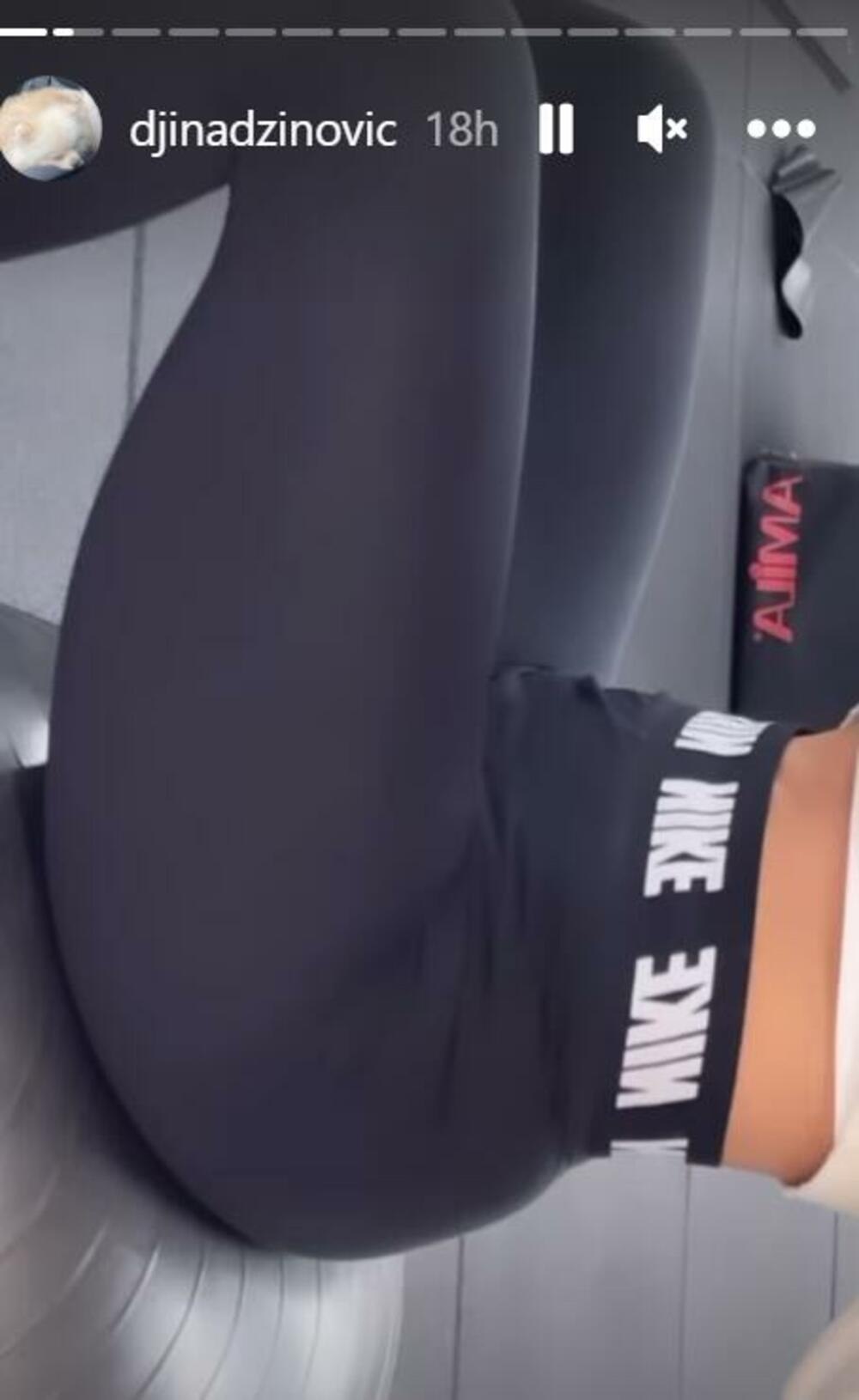 Đina Džinović trenira