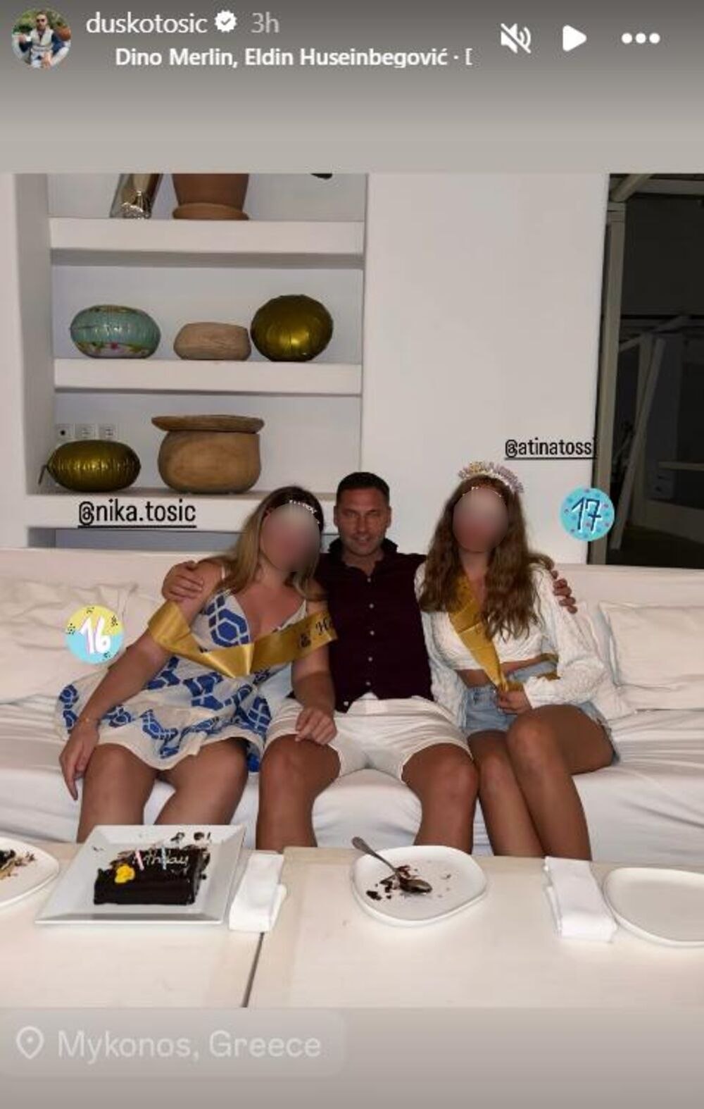 Nika Tošić i Duško Tošić i Atina Tošić