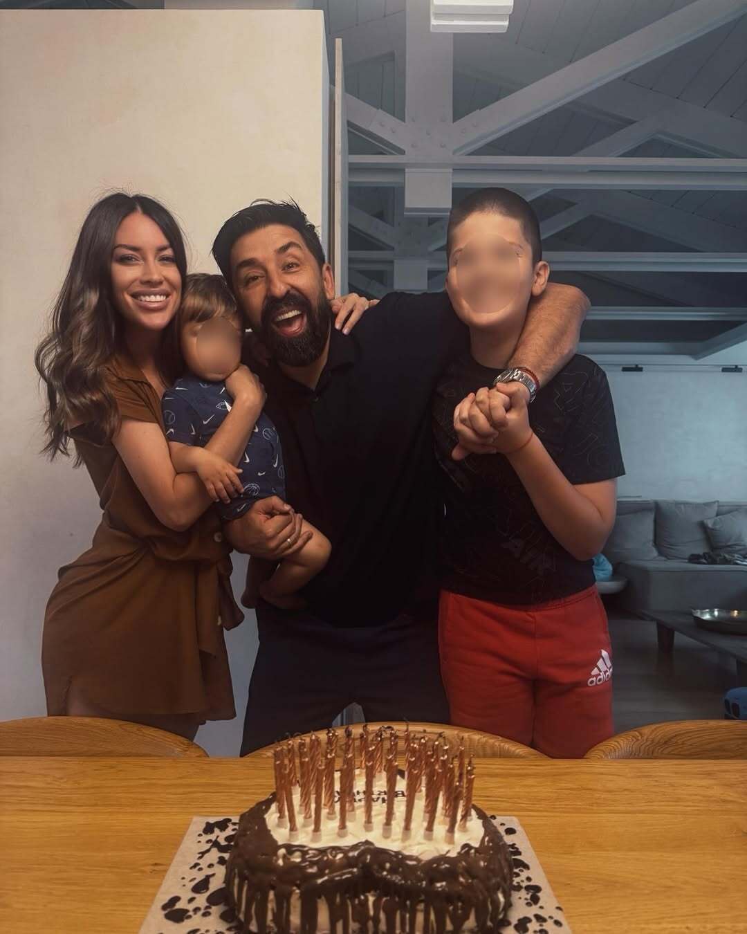 Ognjen Amidžić s obitelji