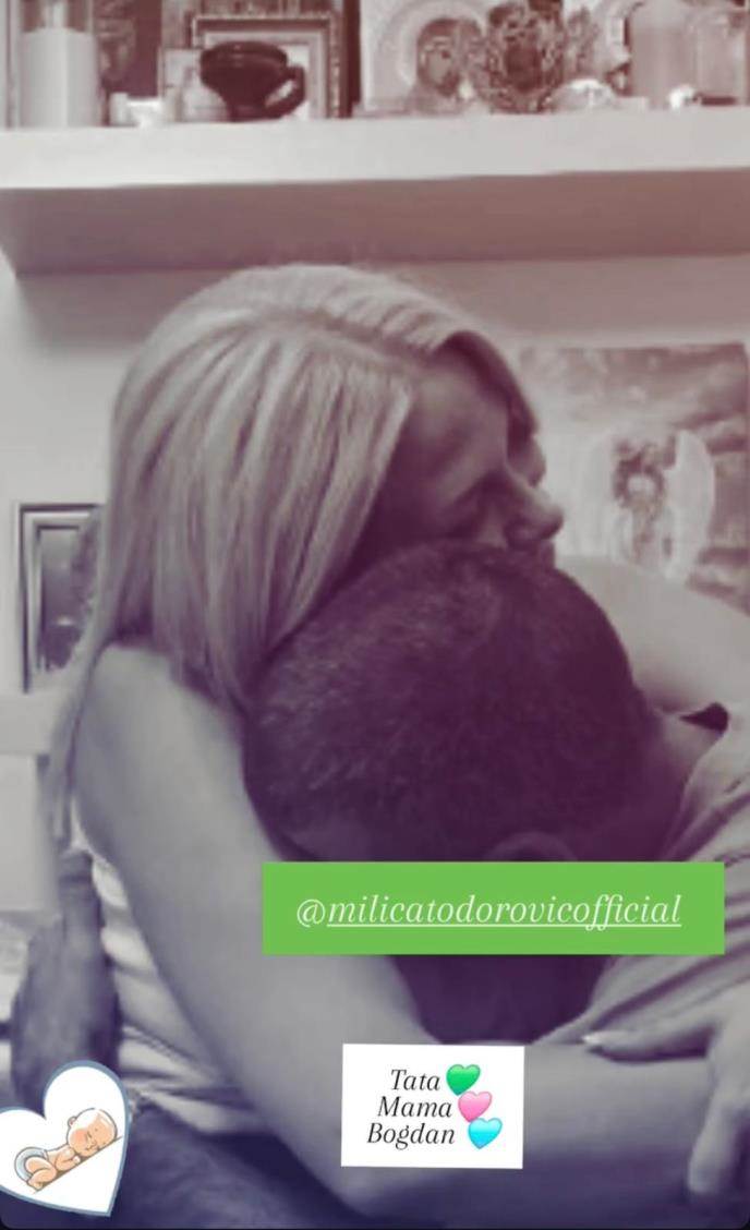 Milica Todorović s partnerom