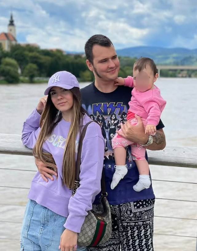 Aleksa Balašević s obitelji