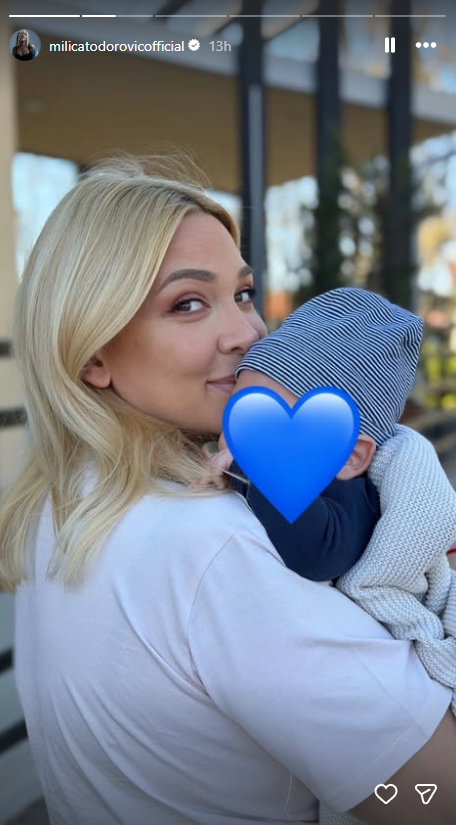 Milica Todorović i sin Bogdan