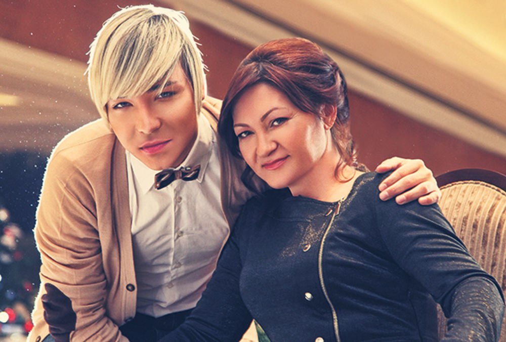 Milan Stanković s majkom Milenom