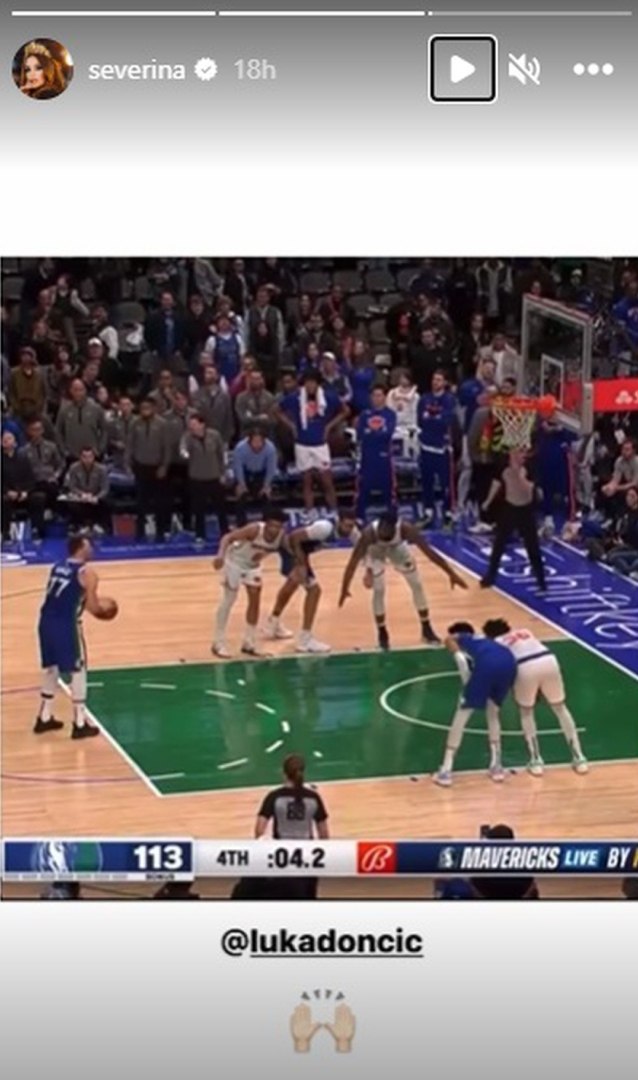 Severina objavila Dončićevo zabijanje