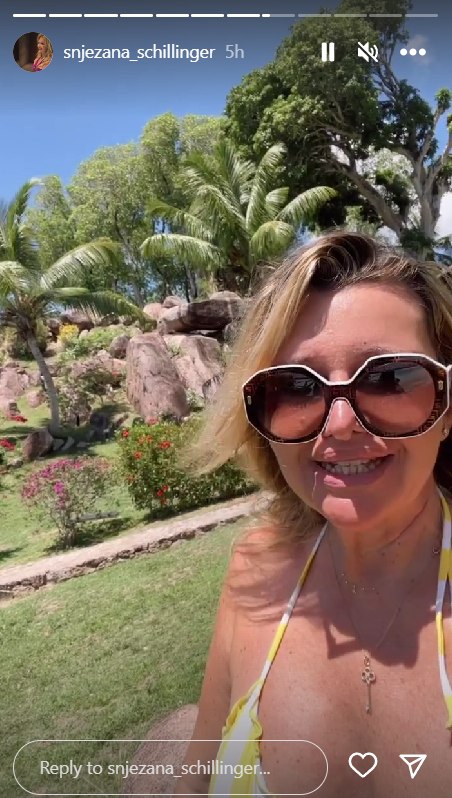 Snježana Schillinger na Sejšelima