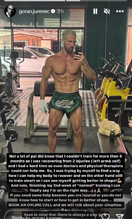 Goran Jurenec u teretani