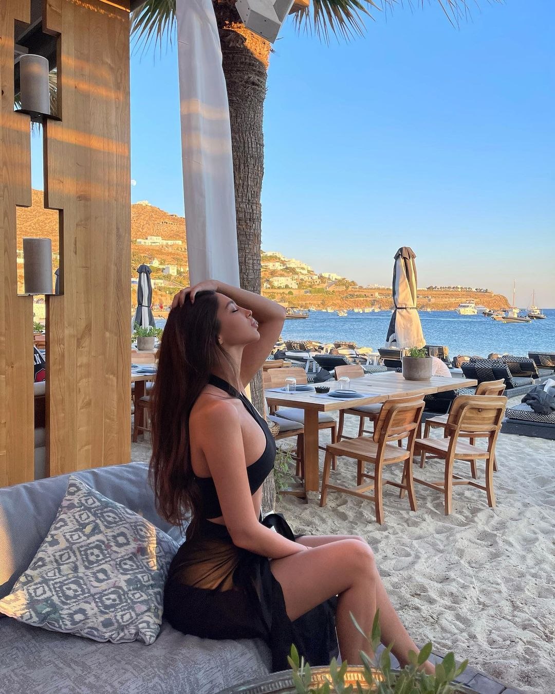 Đina Džinović na plaži