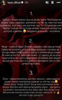 Hana Rodić o Savršenima