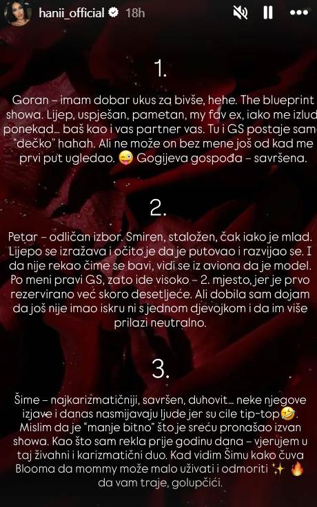 Hana Rodić o Savršenima