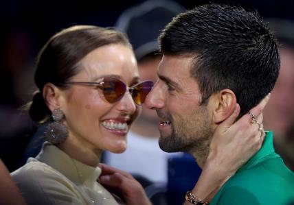 Jelena Đoković i Novak Đoković