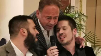 Marinko Rokvić sa sinovima