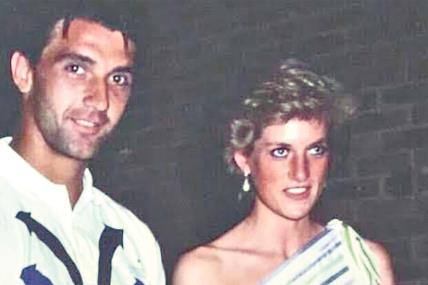 Boba Živojinović i princeza Diana