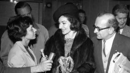 Maria Callas na intervjuu