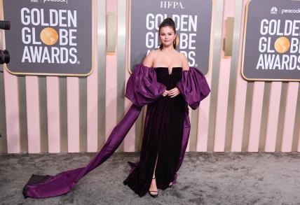 Selena Gomez na dodjeli Zlatnih globusa 2023.