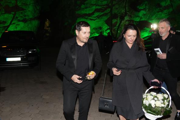 Aco Pejović s obitelji