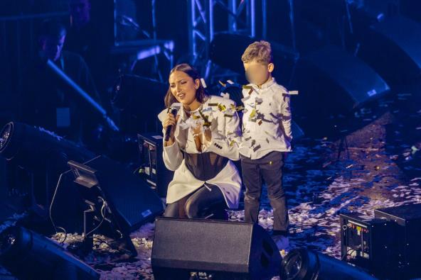 Aleksandra Prijović sa sinom